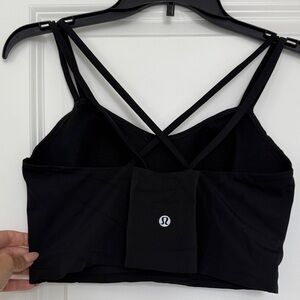 lululemon athletica Midnight Black Crossback Sports Bra